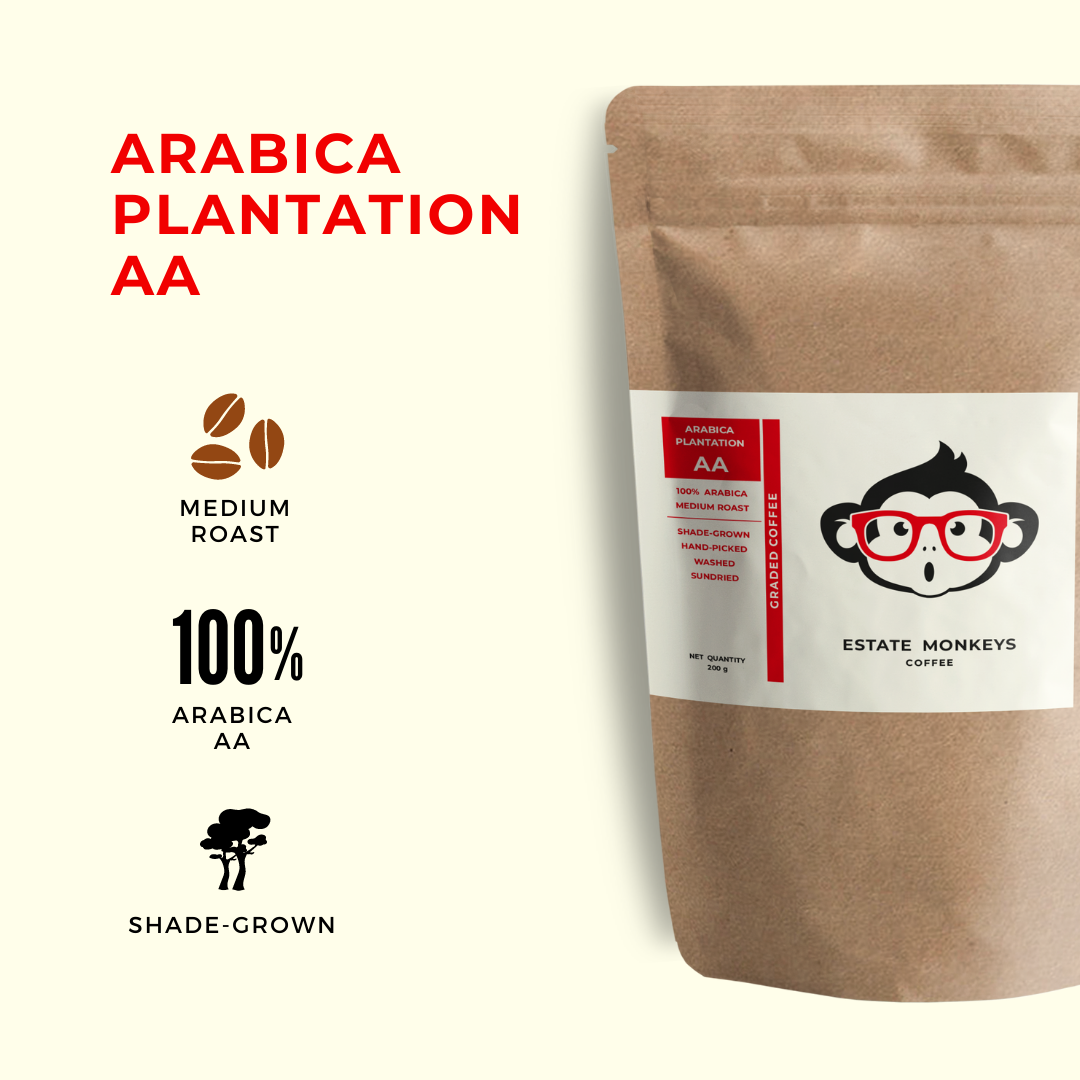 AA - ARABICA PLANTATION (200g) - ESTATE MONKEYS