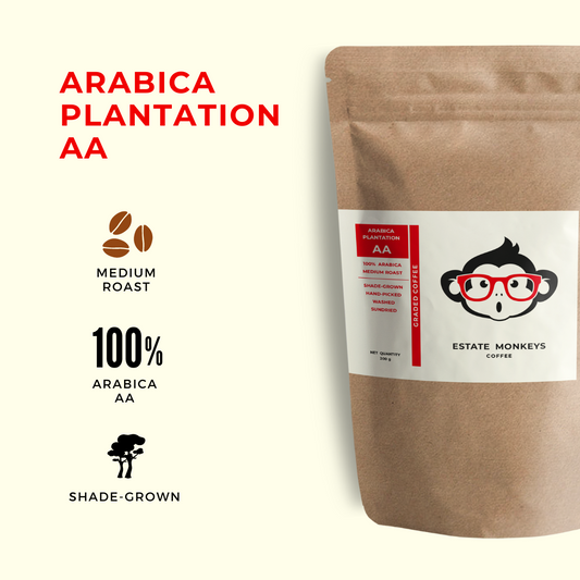 AA - ARABICA PLANTATION (200g) - ESTATE MONKEYS