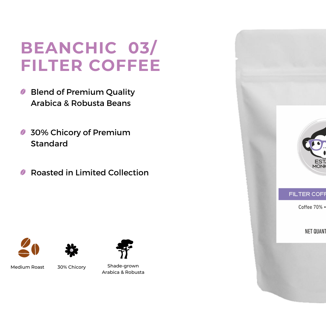 BEANCHIC 03 / FILTER COFFEE (400g) - ESTATE MONKEYS